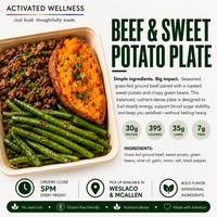 Beef & Sweet Potato Plate