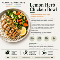 Lemon Herb Chicken Bowl