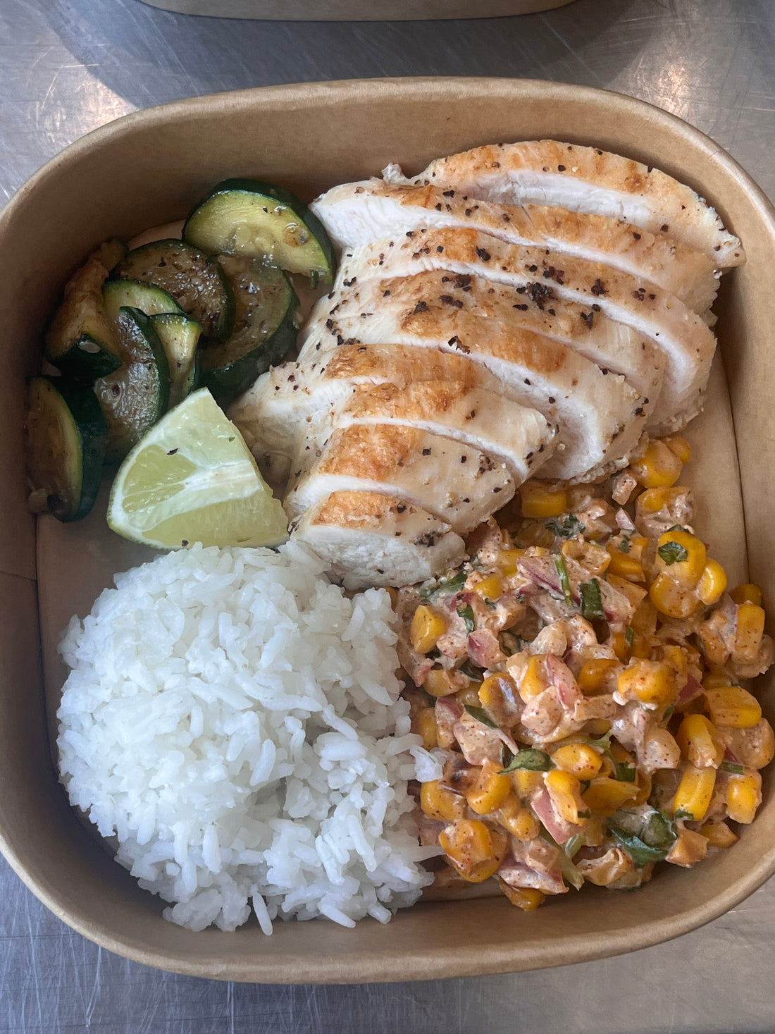 Street Corn Chicken Bowl