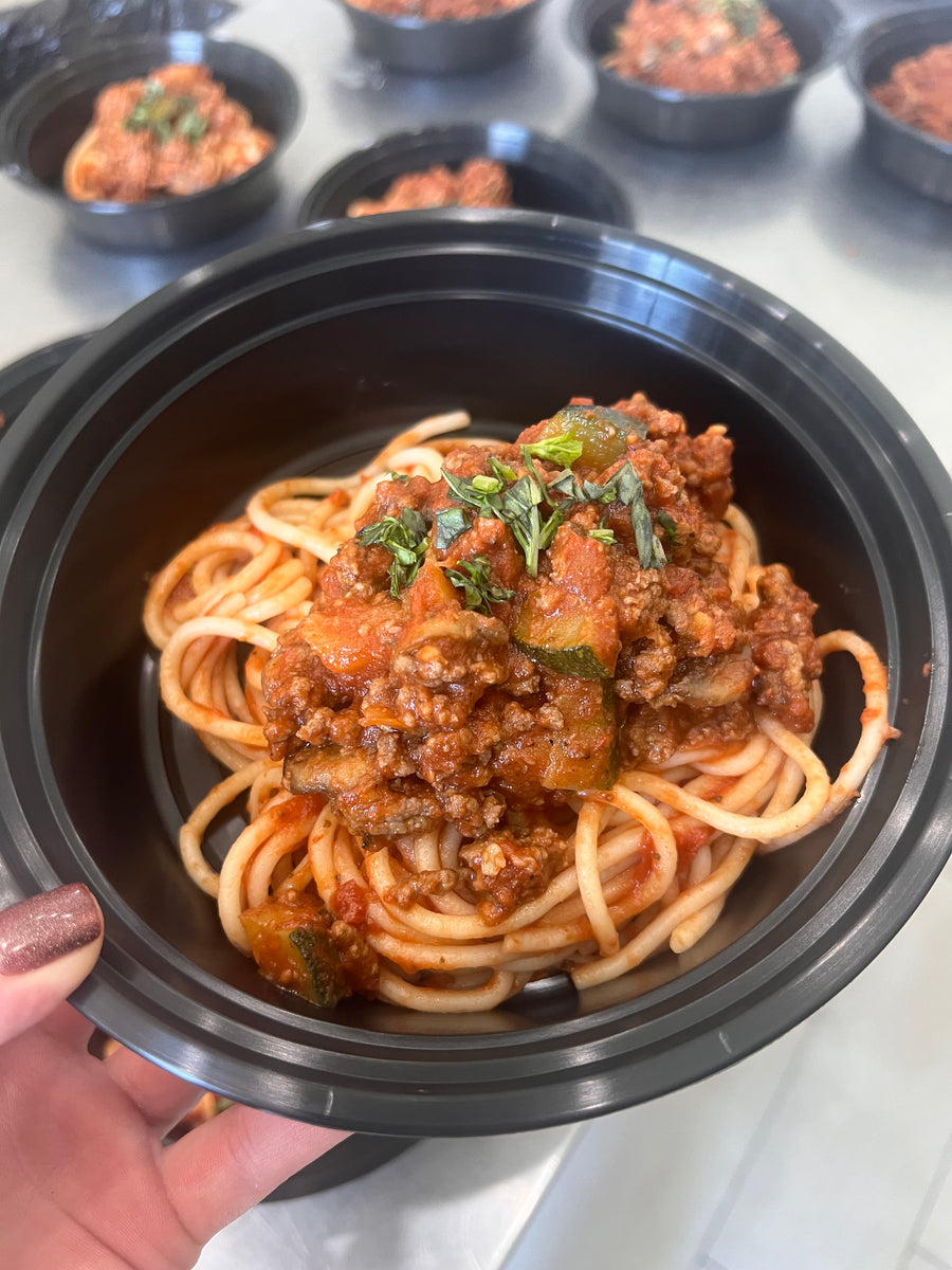 Spaghetti & Veggie Meat Sauce