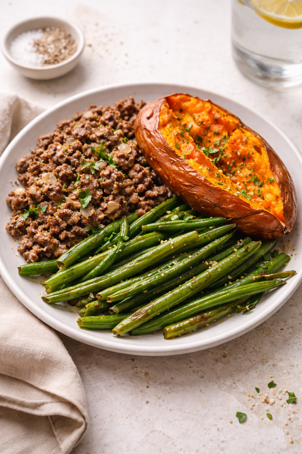Beef & Sweet Potato Plate