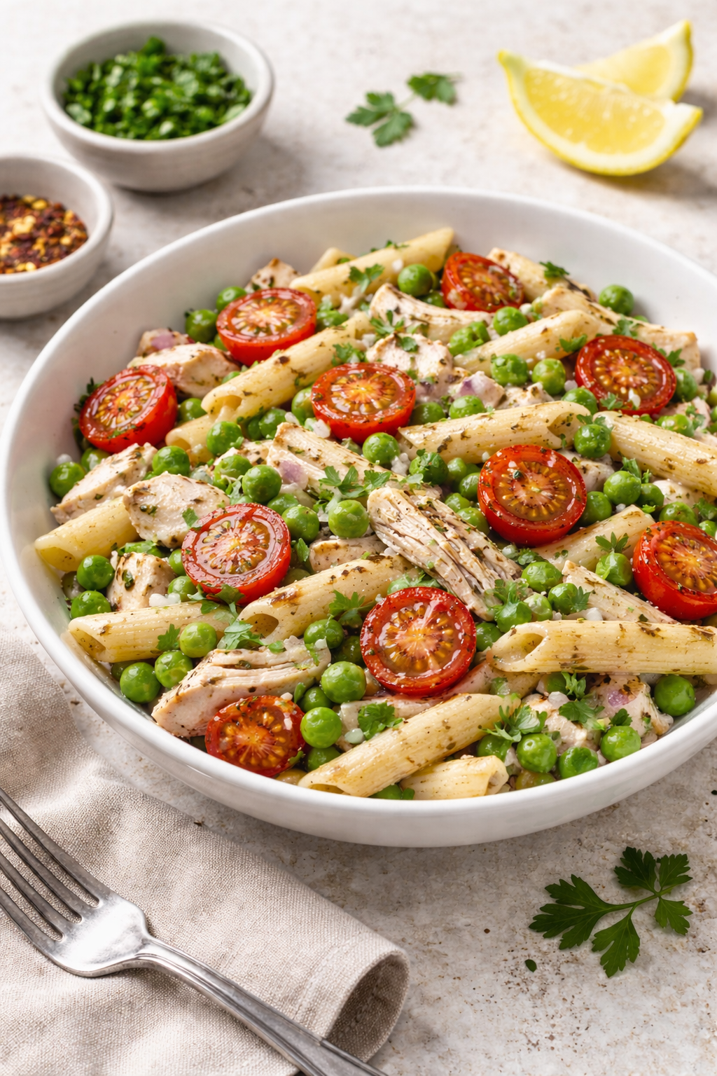 Mediterranean Chicken Pasta Salad (Wednesday Pick Up)