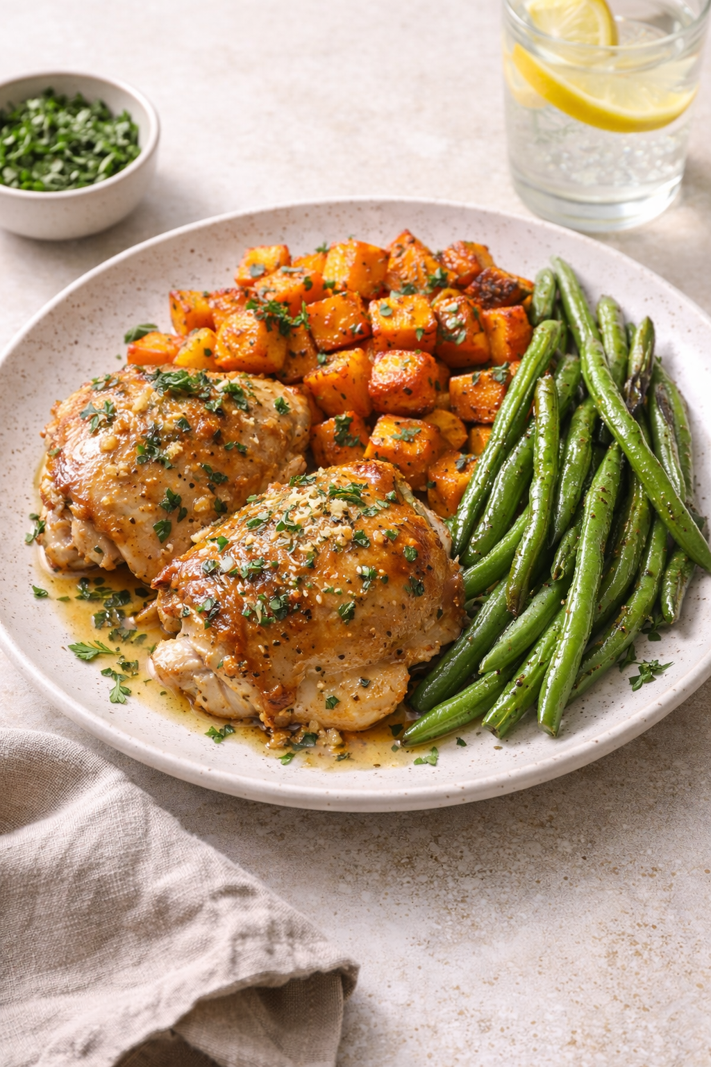 Garlic Butter Chicken Thighs (Sunday Pick Up)