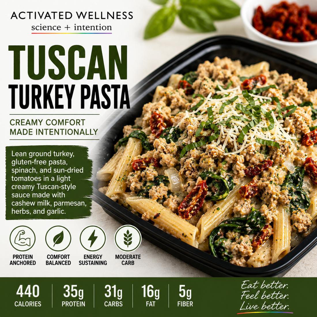 Tuscan Turkey Pasta