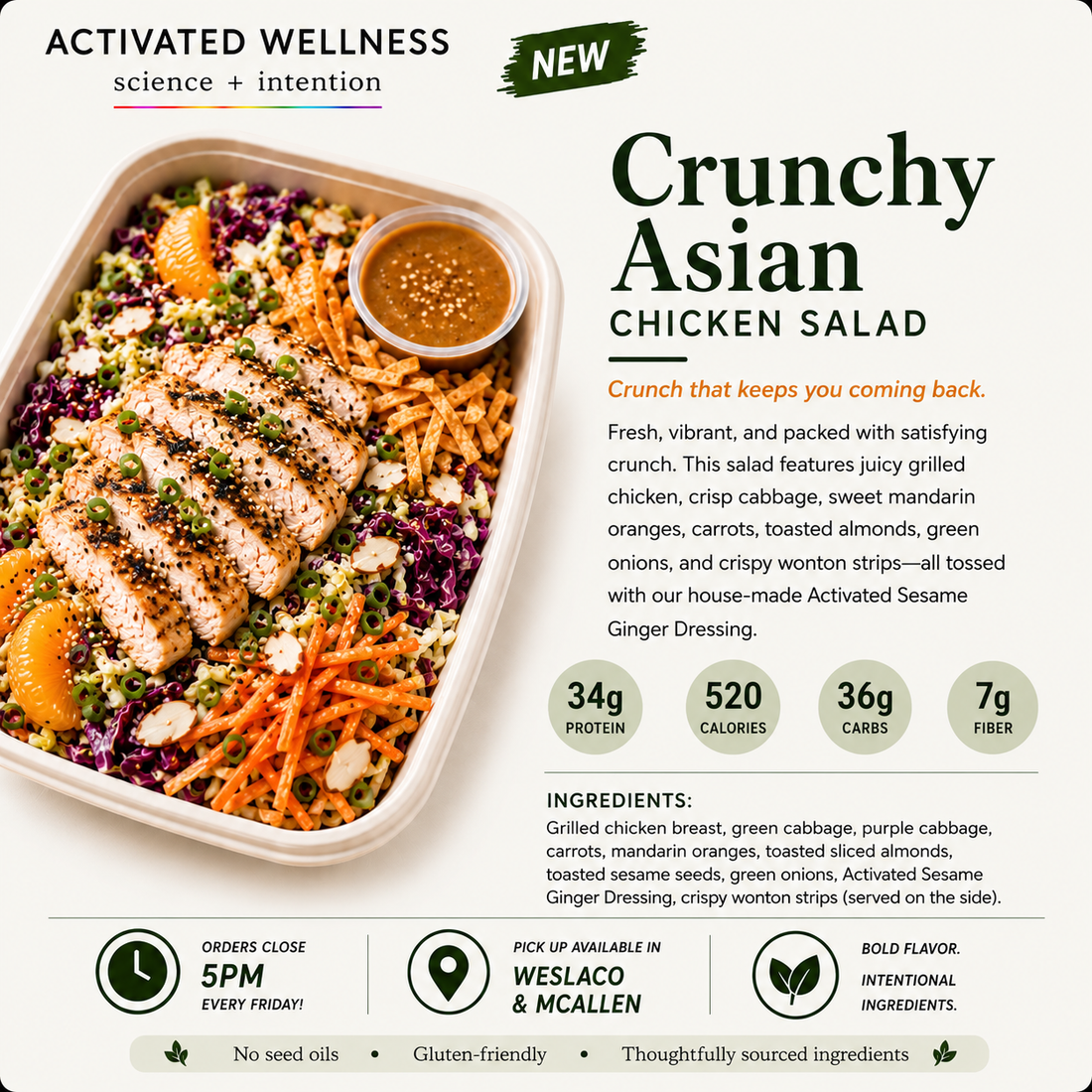Crunchy Asian Chicken Salad