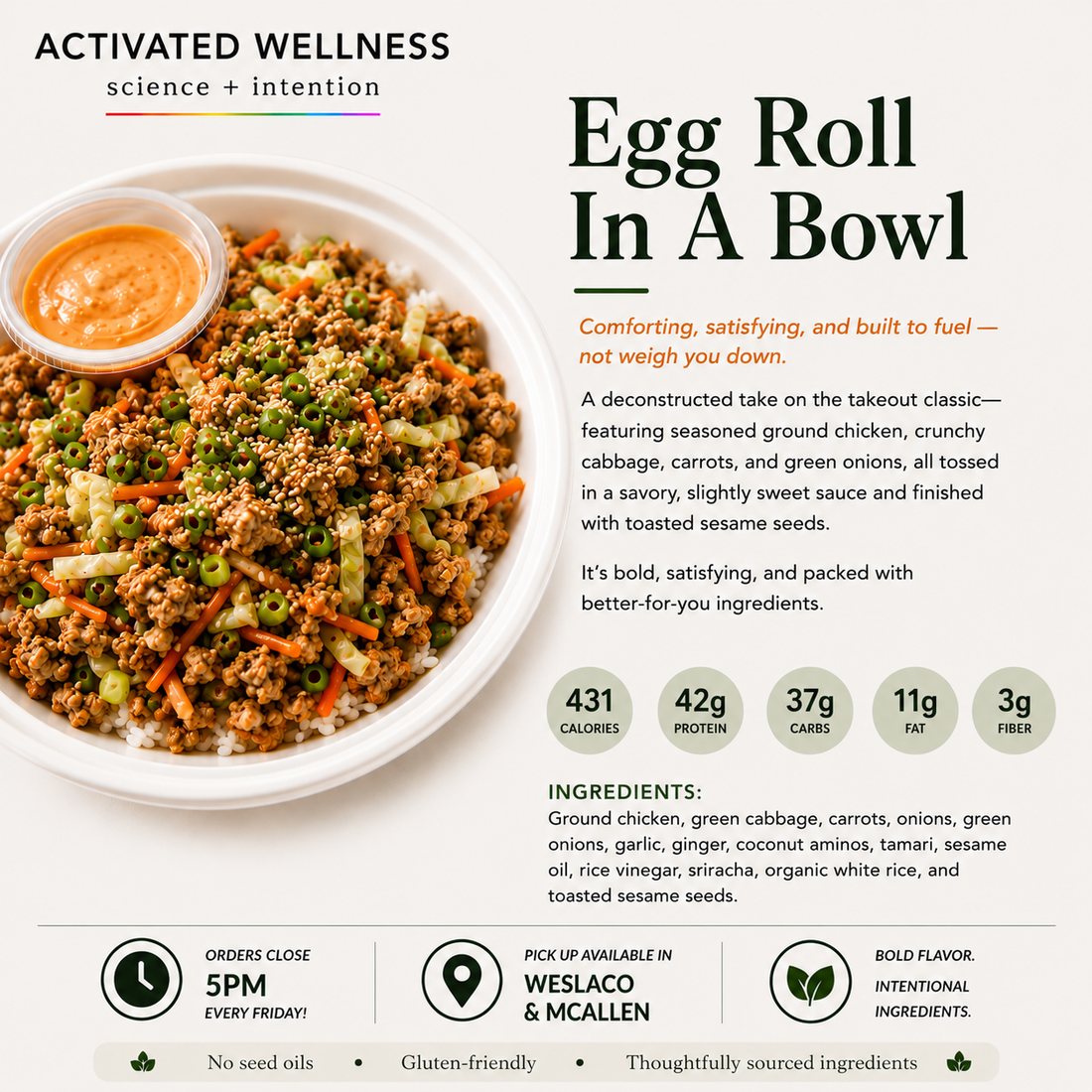 Egg Roll In A Bowl