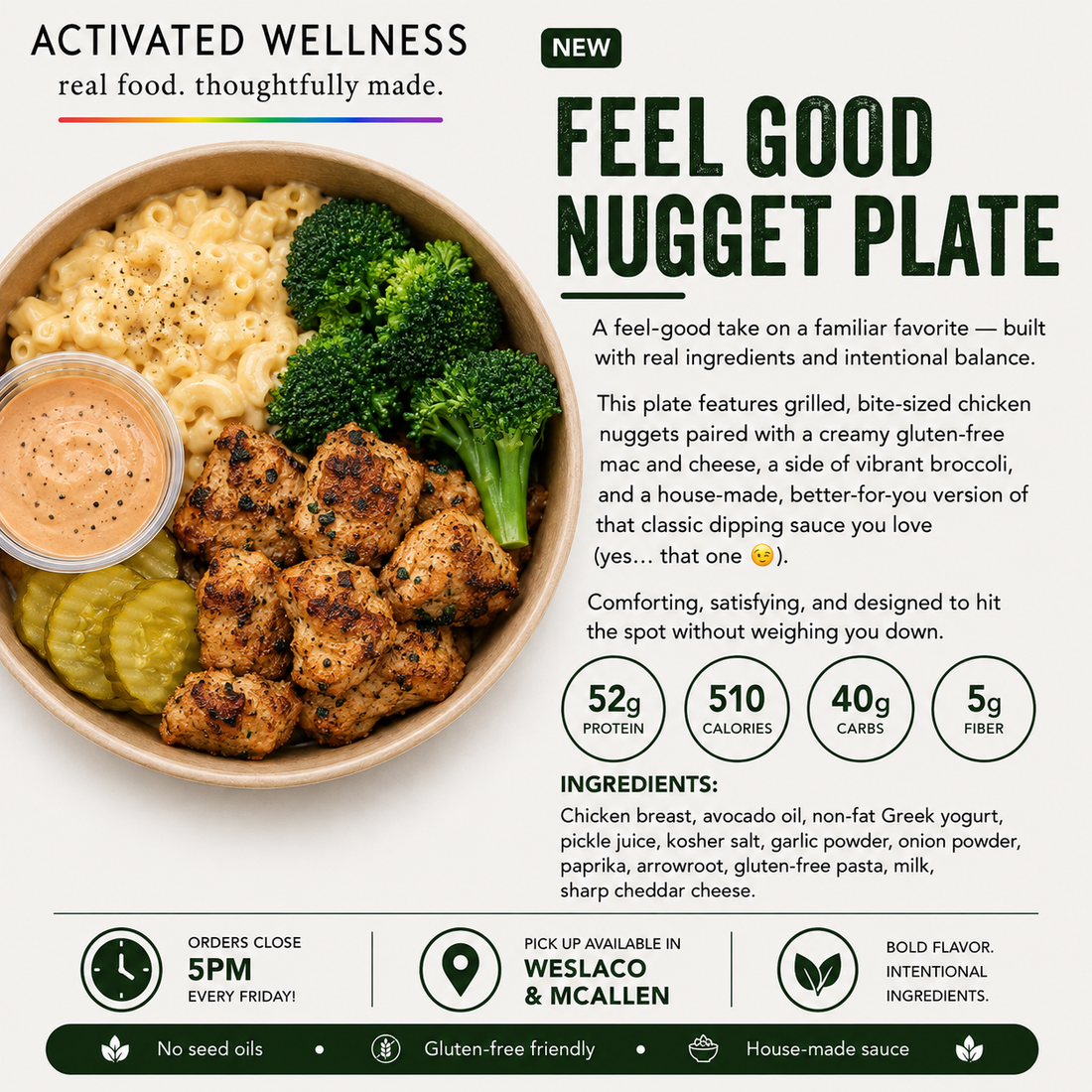 Feel Good Nugget Plate