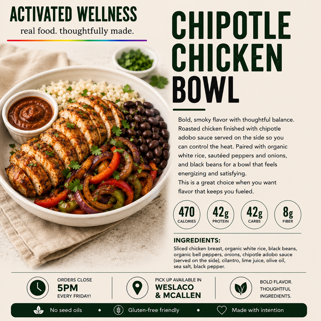 Chipotle Chicken Bowl
